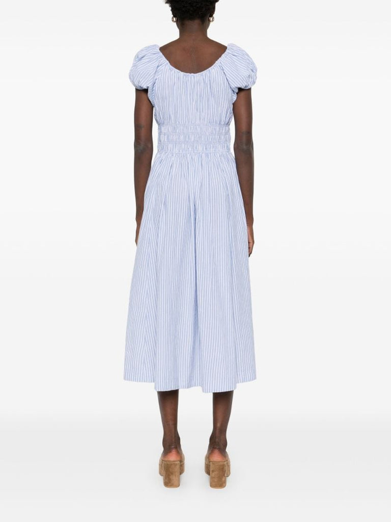 Blue Striped Dress