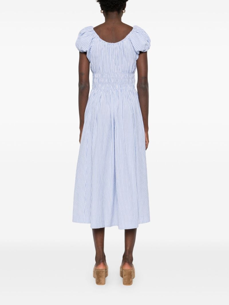 Blue Striped Dress