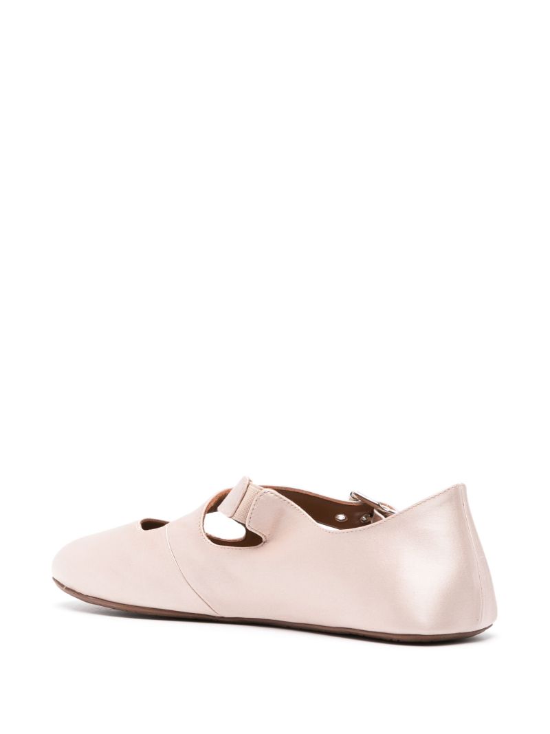 Pink Criss-cross Ballet Flats
