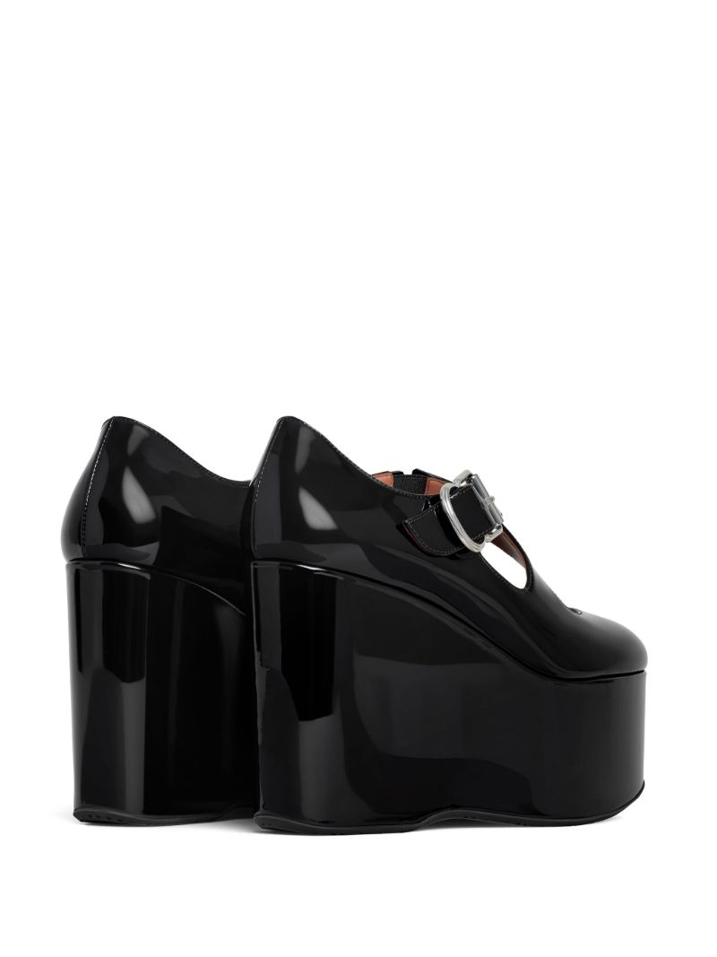 110mm Criss-cross Wedge Pumps