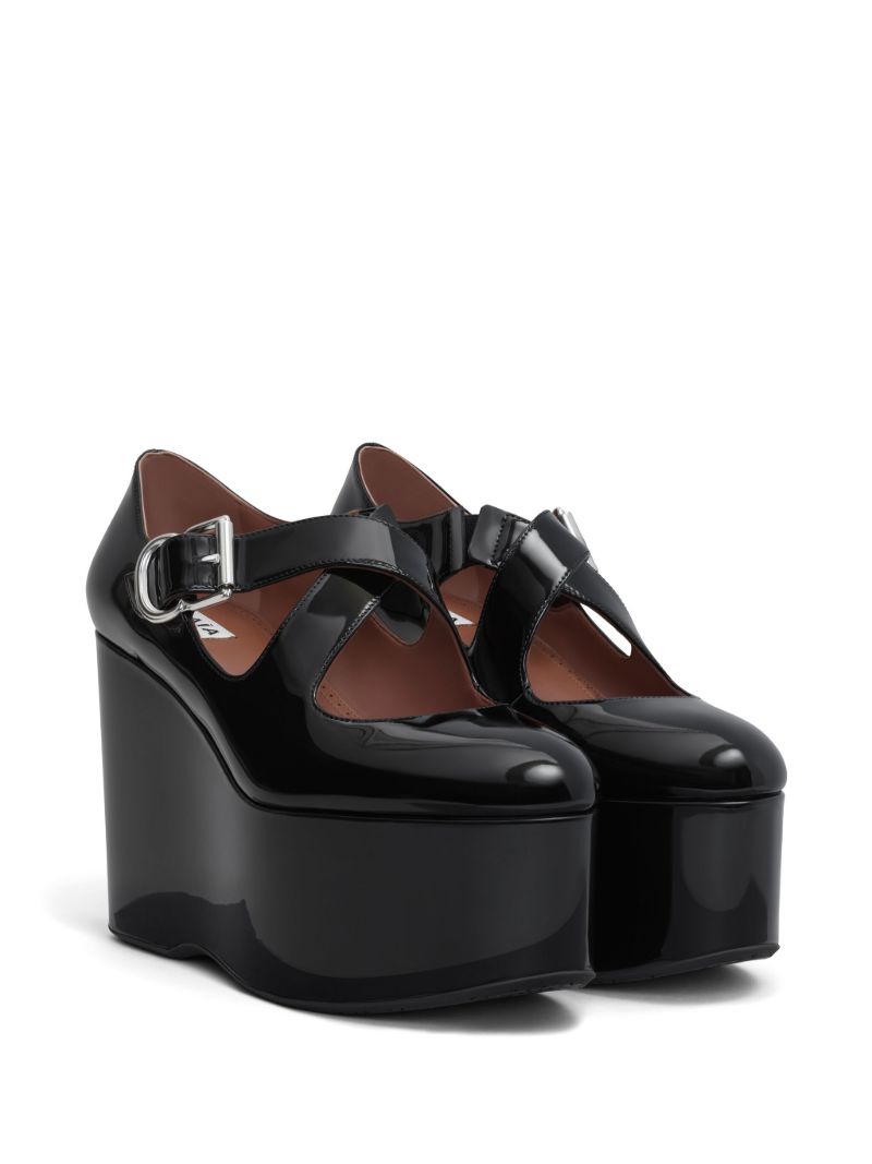 110mm Criss-cross Wedge Pumps