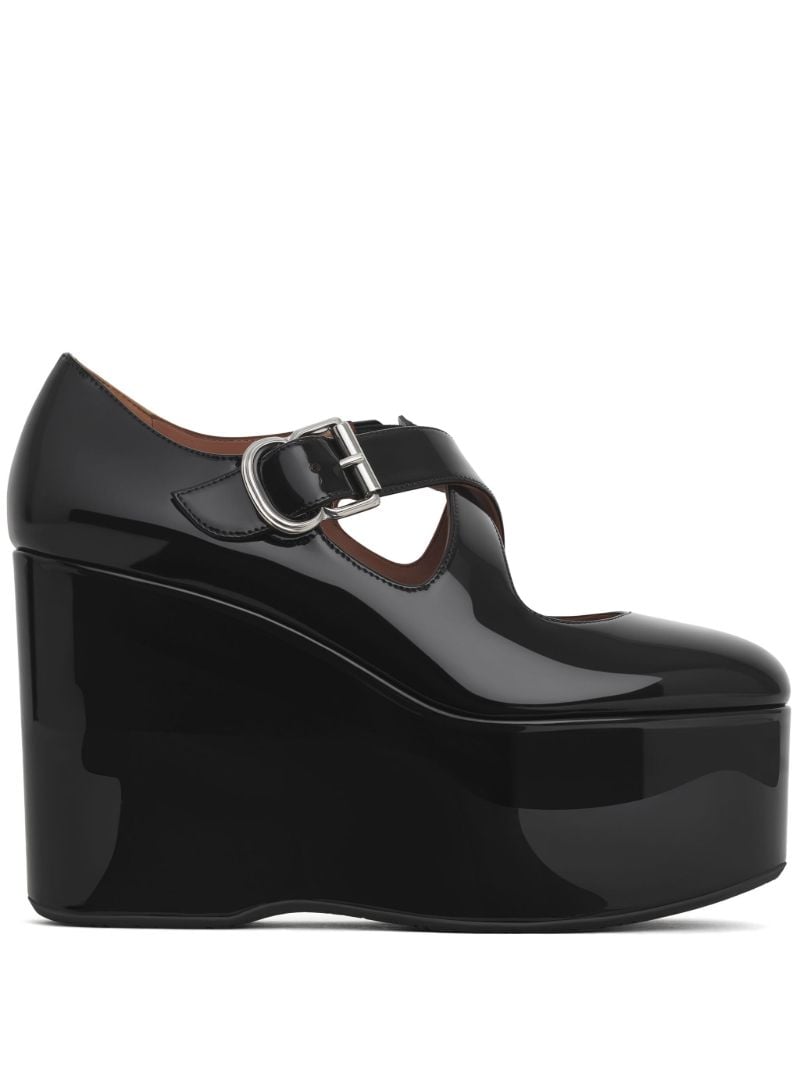 110mm Criss-cross Wedge Pumps