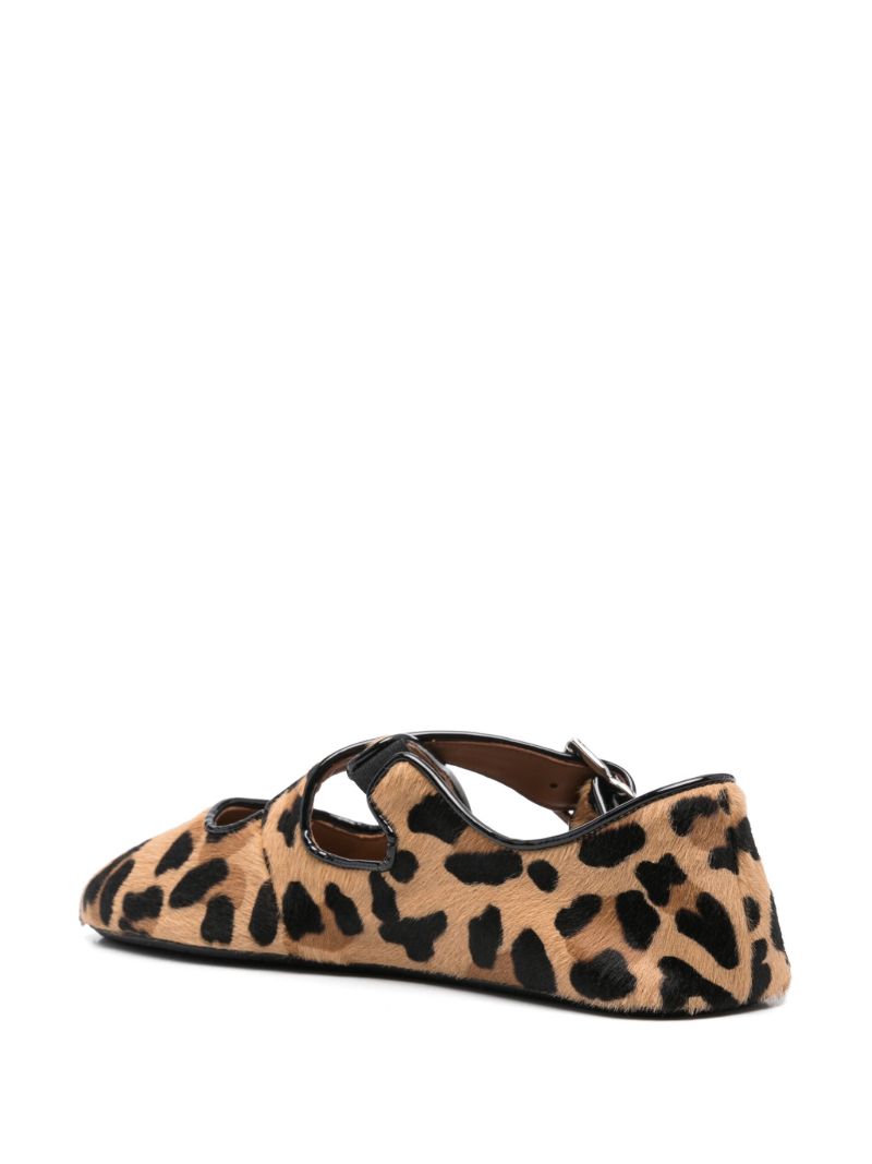 Neutral Criss Cross Ballet Flats