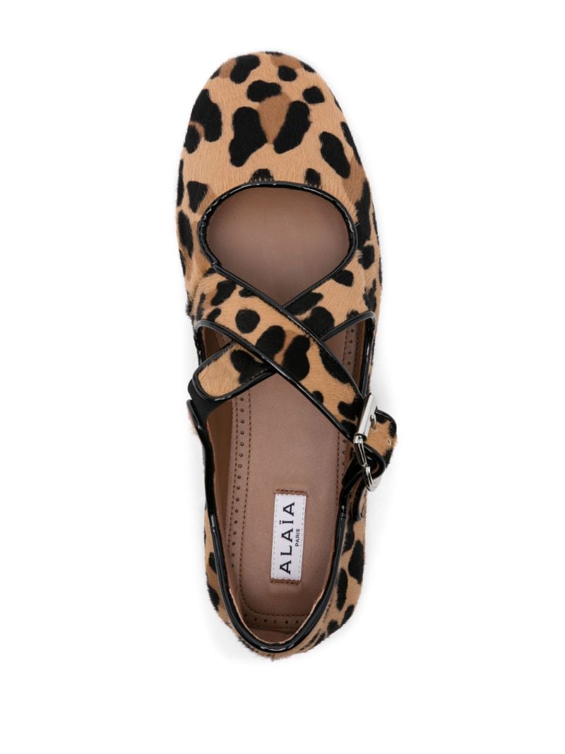 Neutral Criss Cross Ballet Flats