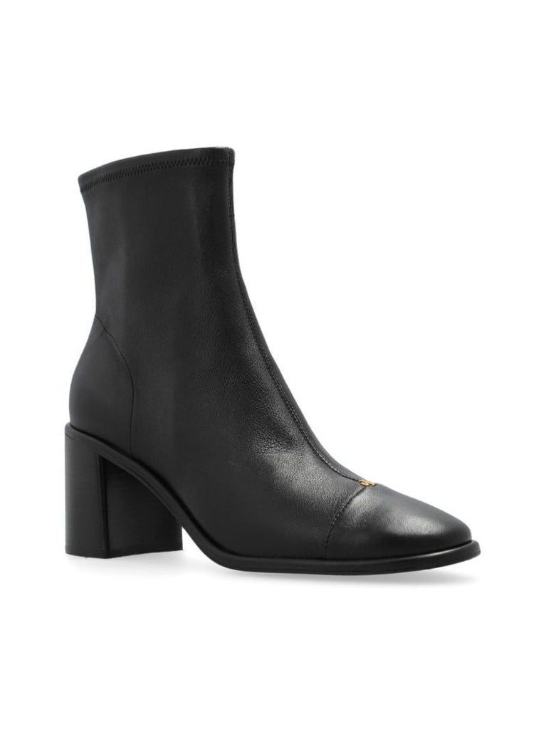 70mm AppliquÃ_x0083_Â© Logo Ankle Boots