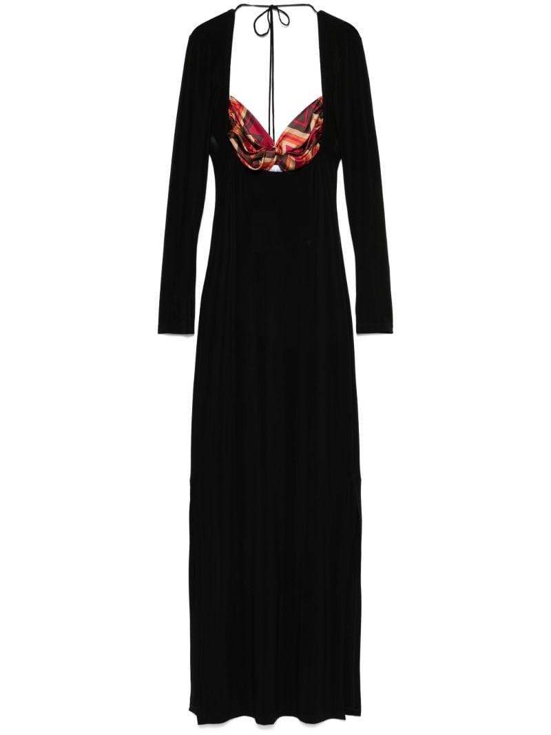Scarf-detailing Maxi Dress