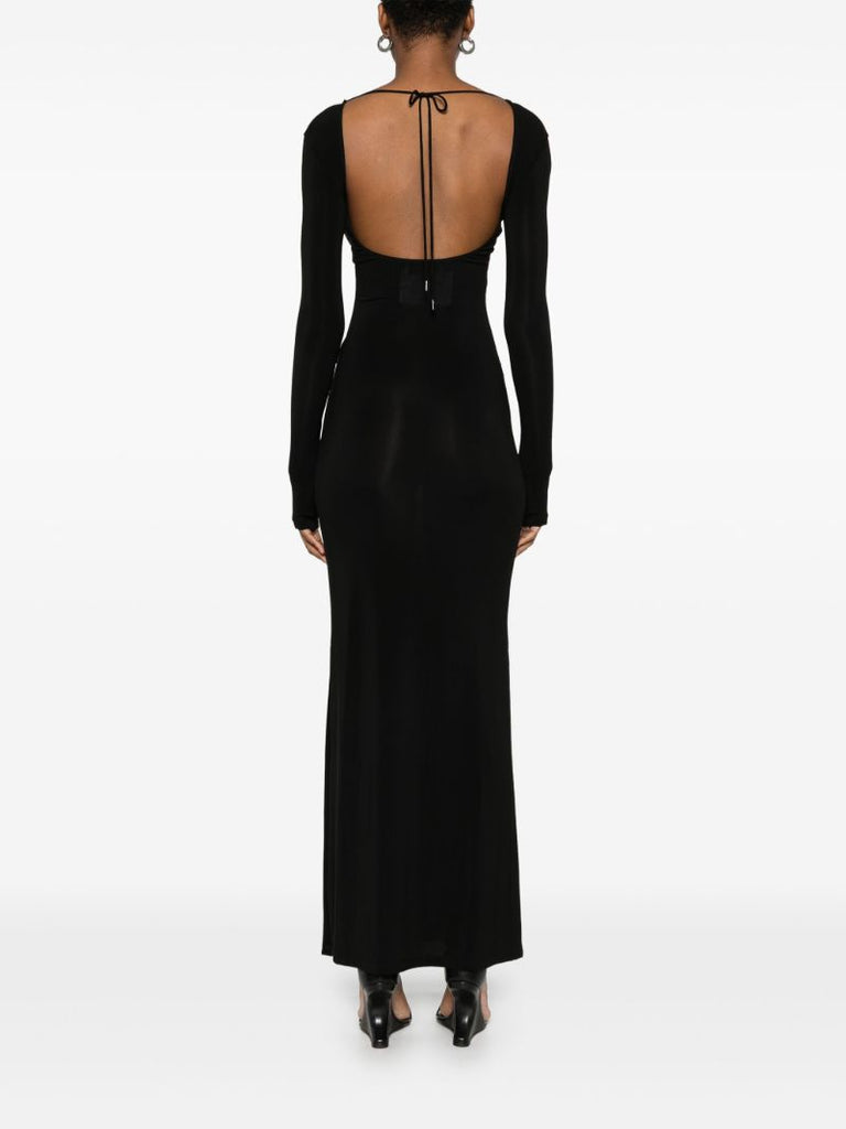 Scarf-detailing Maxi Dress