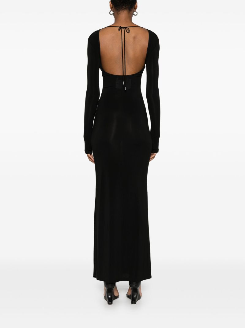 Scarf-detailing Maxi Dress