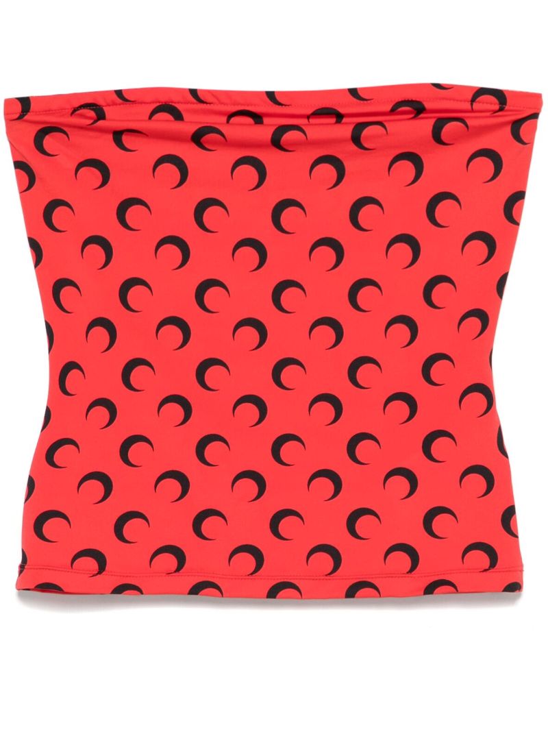 Moonogram-print Top
