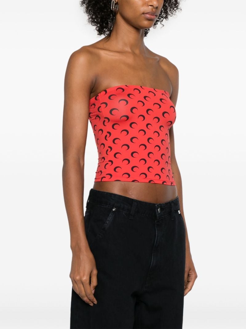 Moonogram-print Top