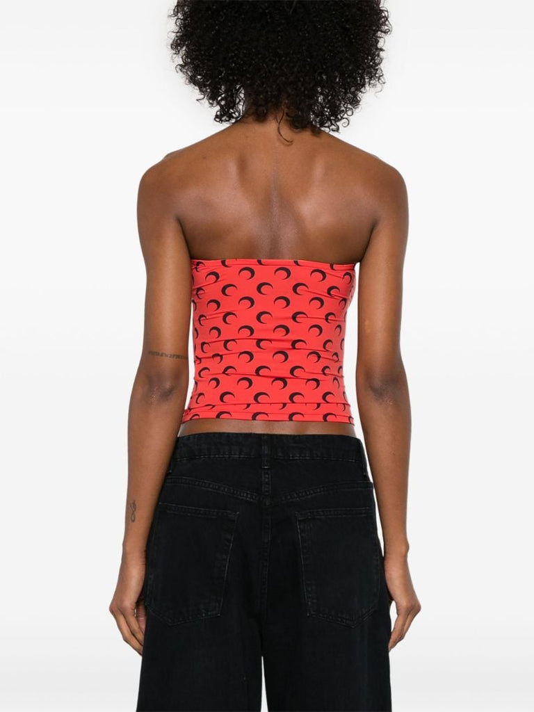 Moonogram-print Top