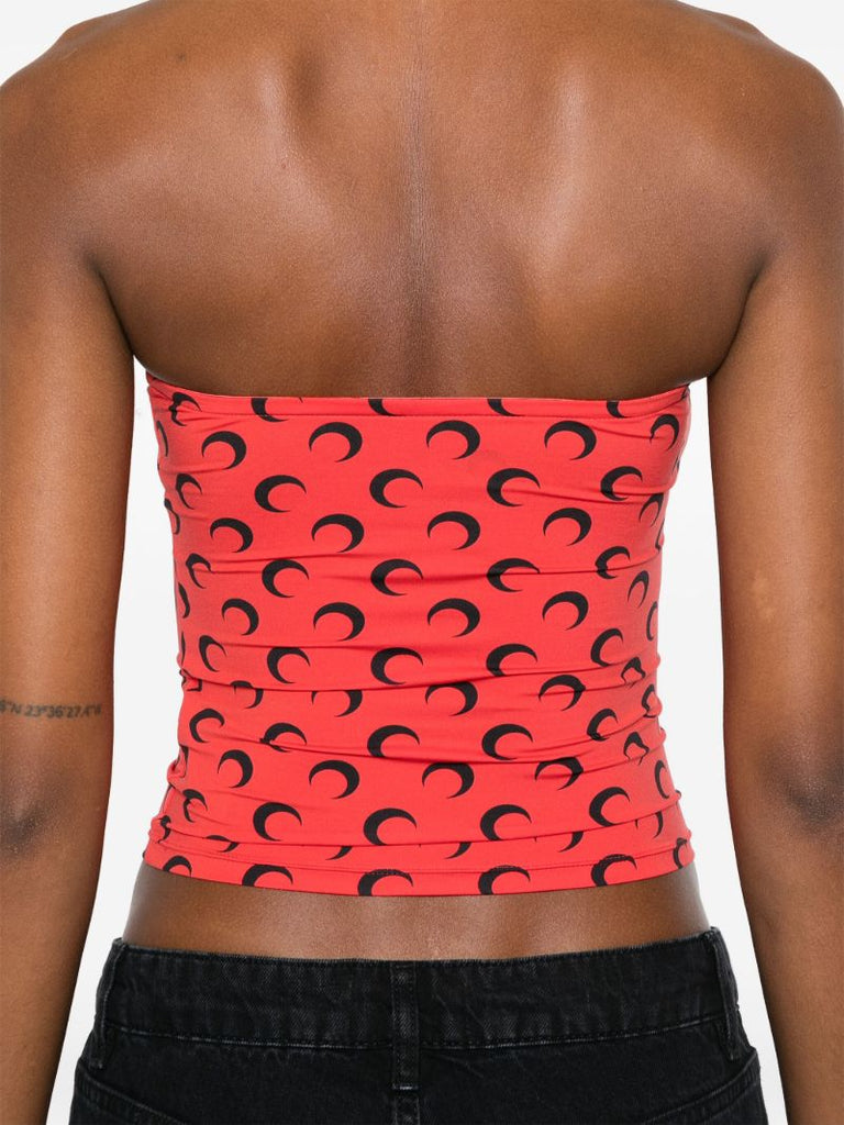 Moonogram-print Top