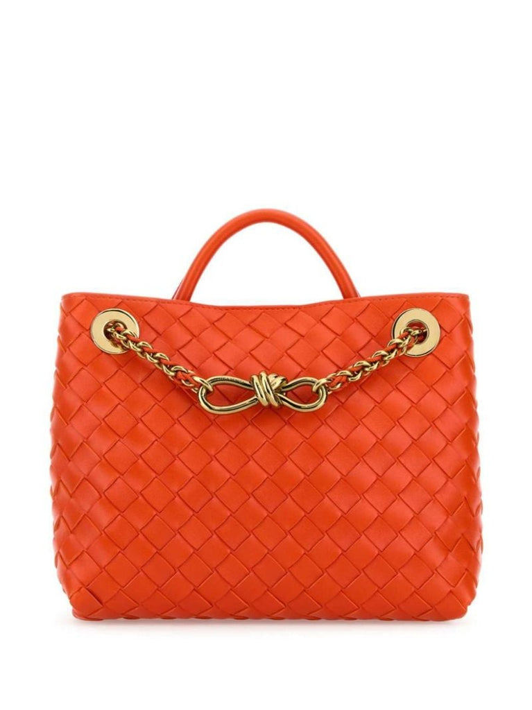 Orange Andiamo Small Tote Bag