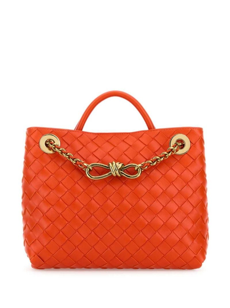 Orange Andiamo Small Tote Bag