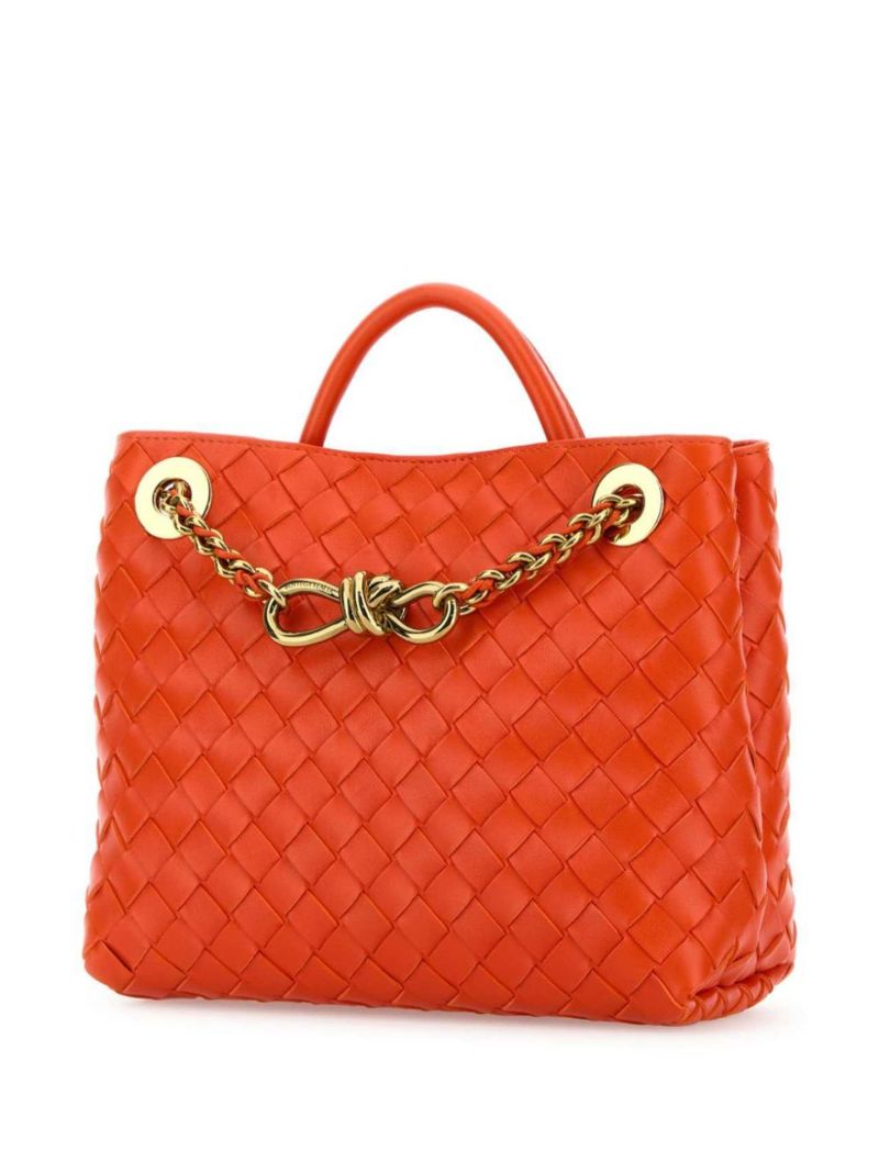 Orange Andiamo Small Tote Bag