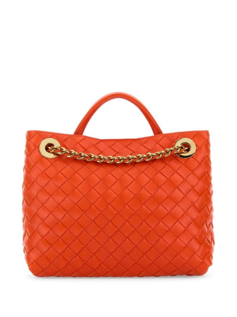 Orange Andiamo Small Tote Bag