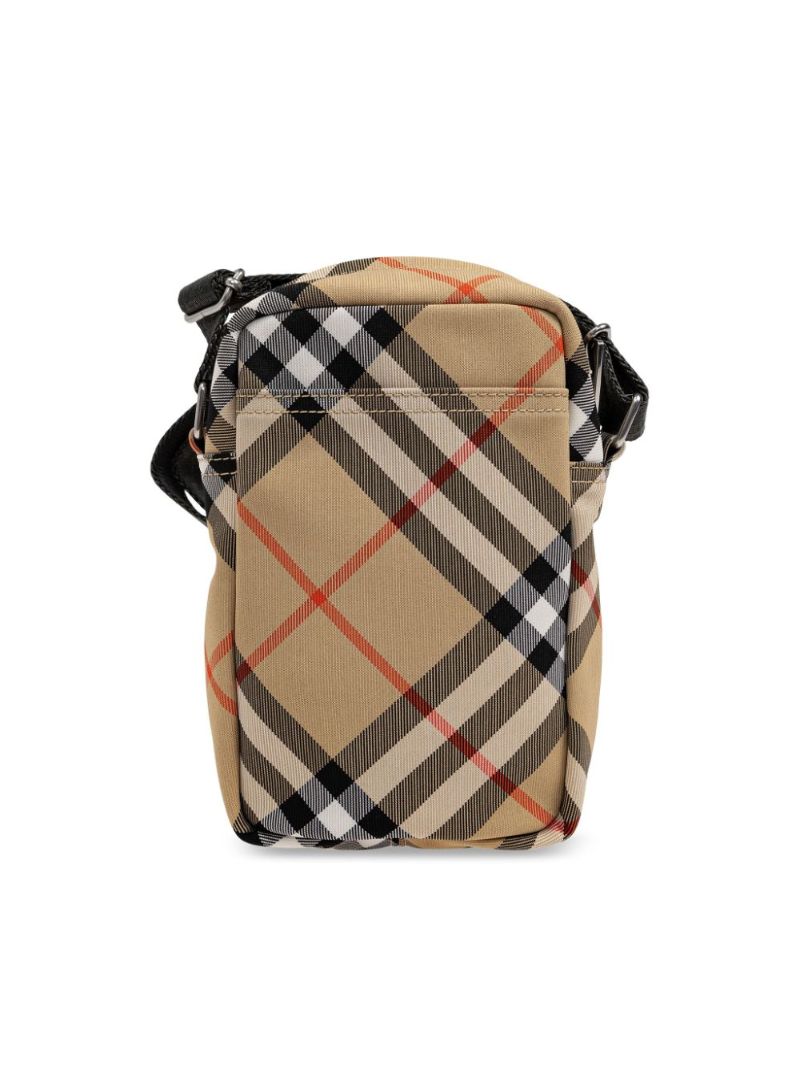 Check Pattern Messenger Bag