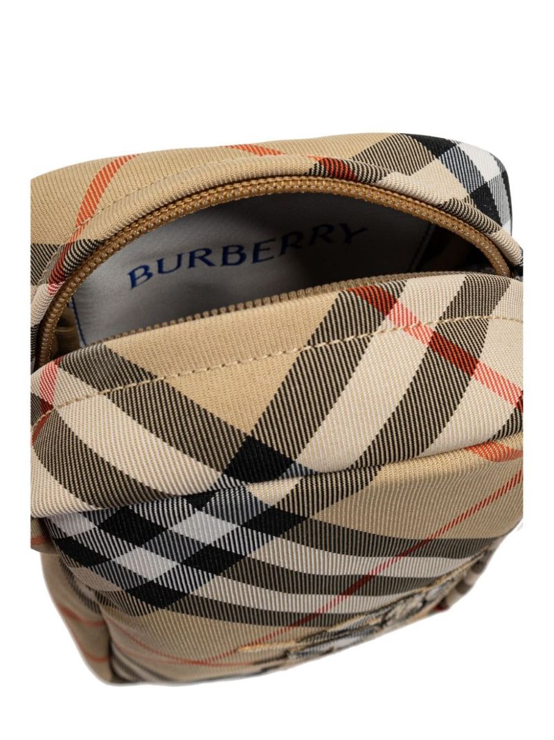 Check Pattern Messenger Bag