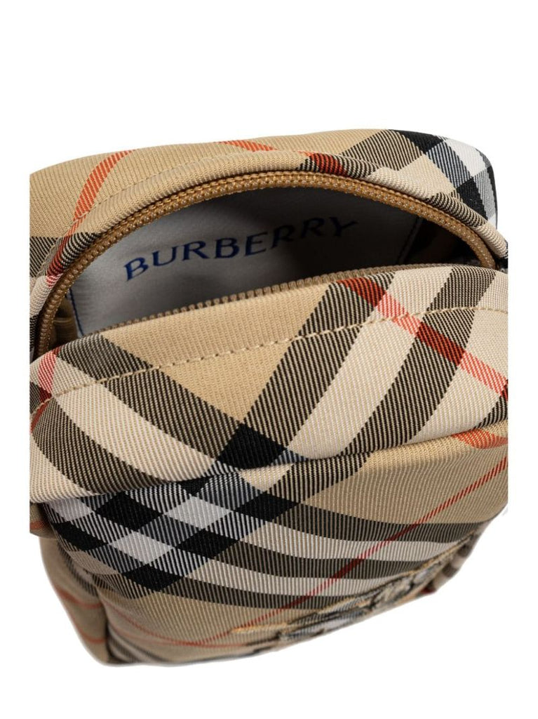 Check Pattern Messenger Bag
