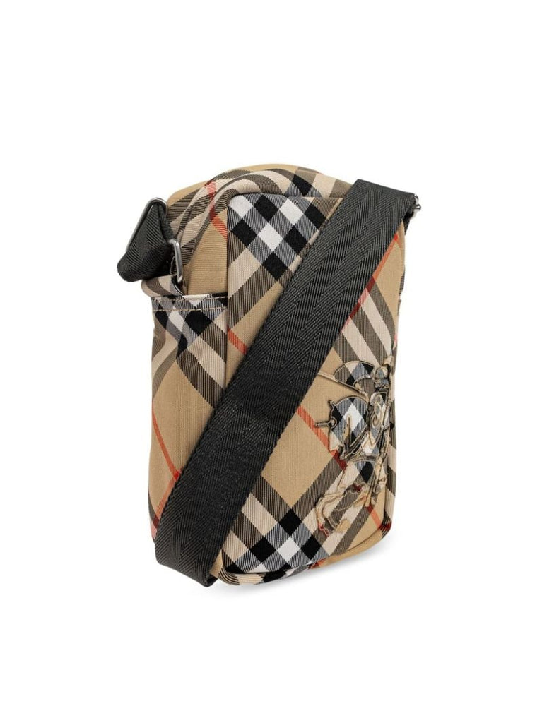 Check Pattern Messenger Bag