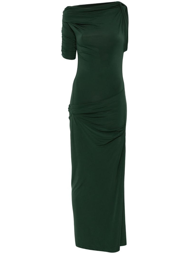 Green Drapeado Dress