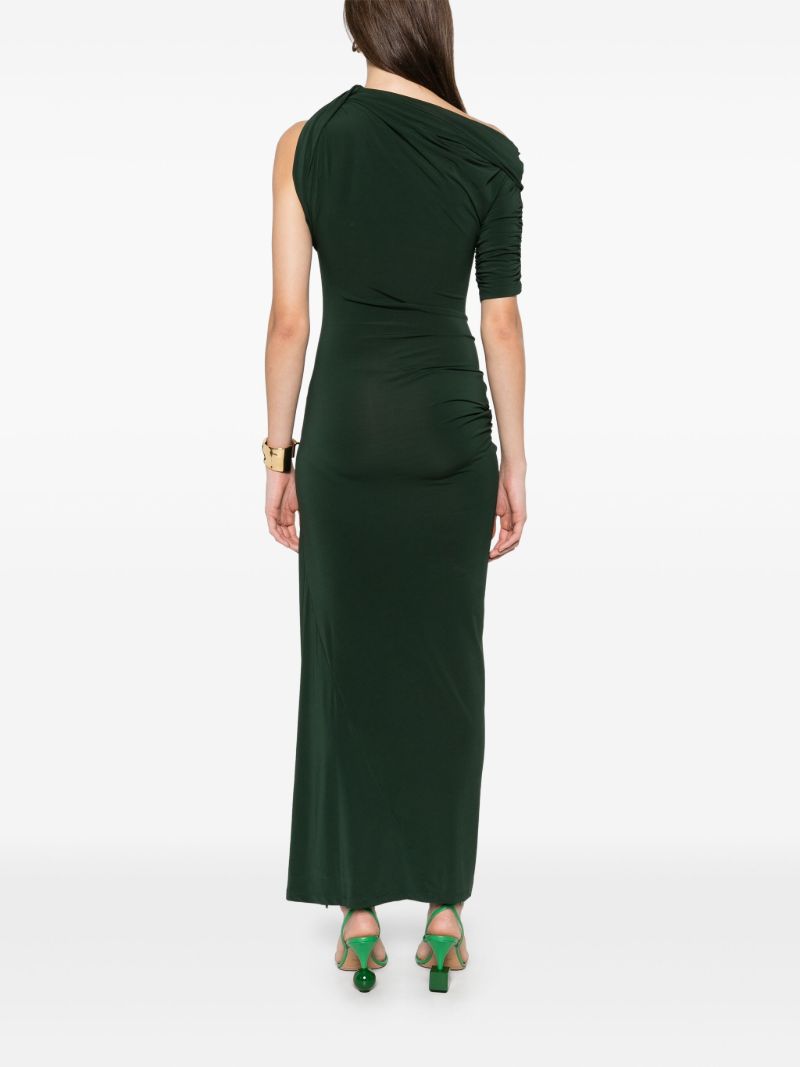 Green Drapeado Dress