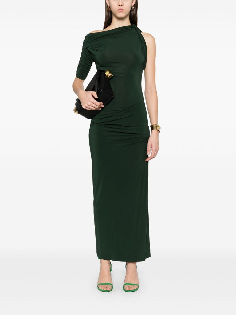Green Drapeado Dress