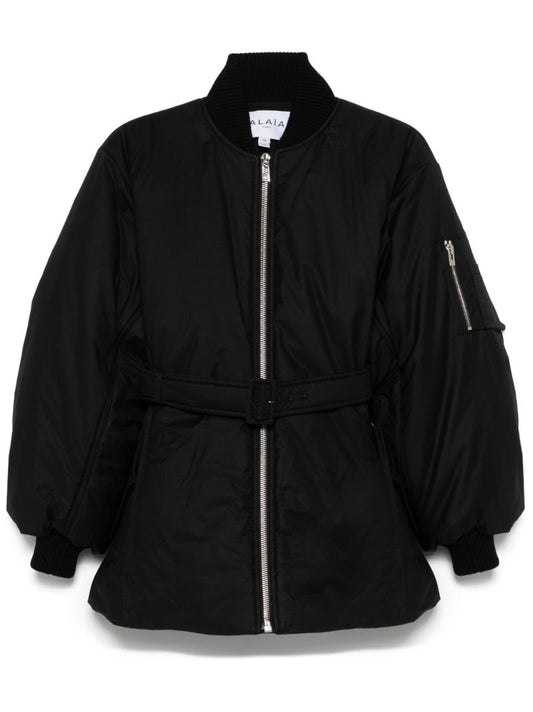 Belted Bomber Jacket