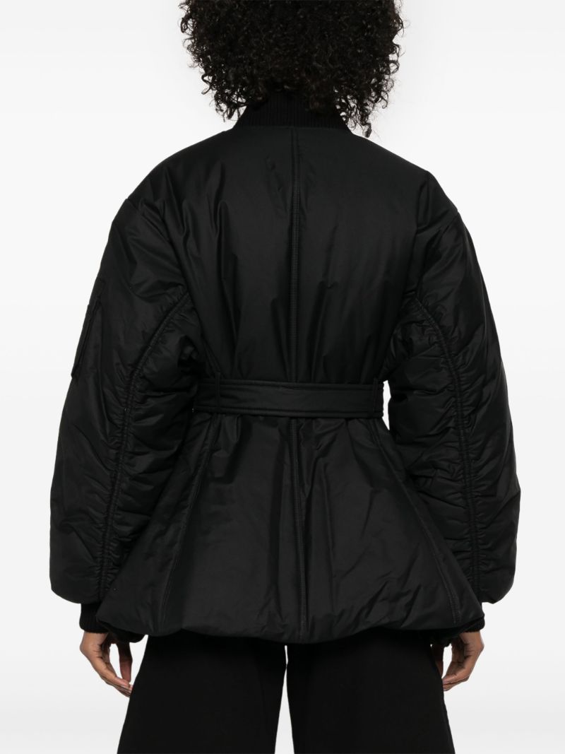 Belted Bomber Jacket