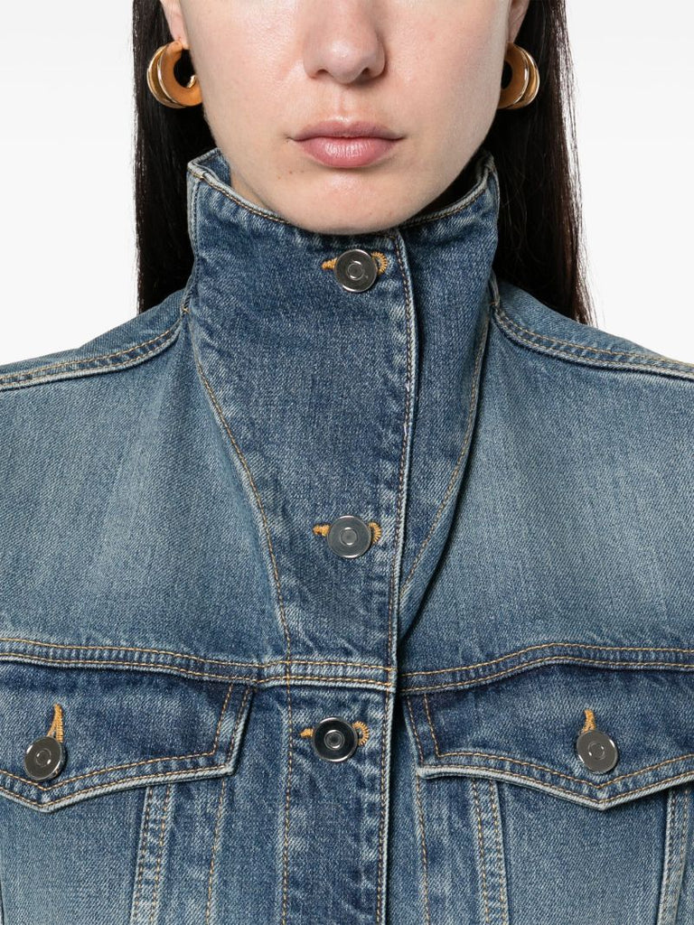 Blue Denim Vest