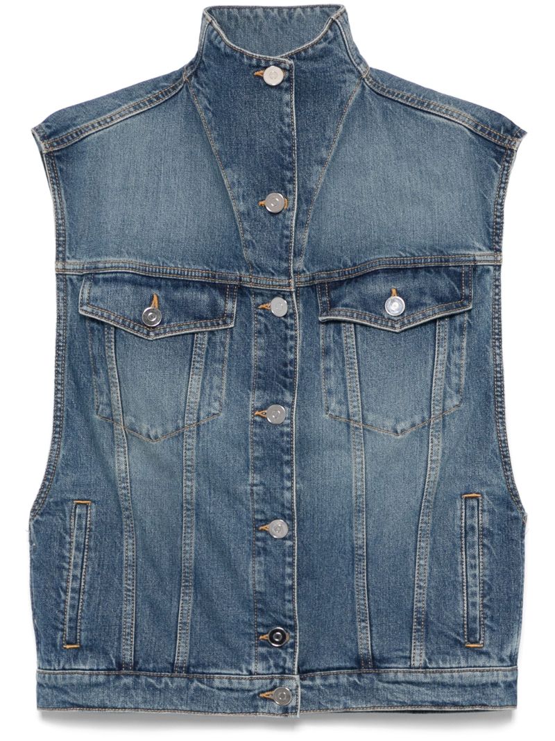 Blue Denim Vest