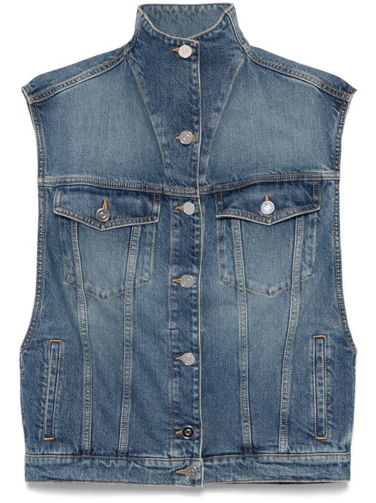Blue Denim Vest
