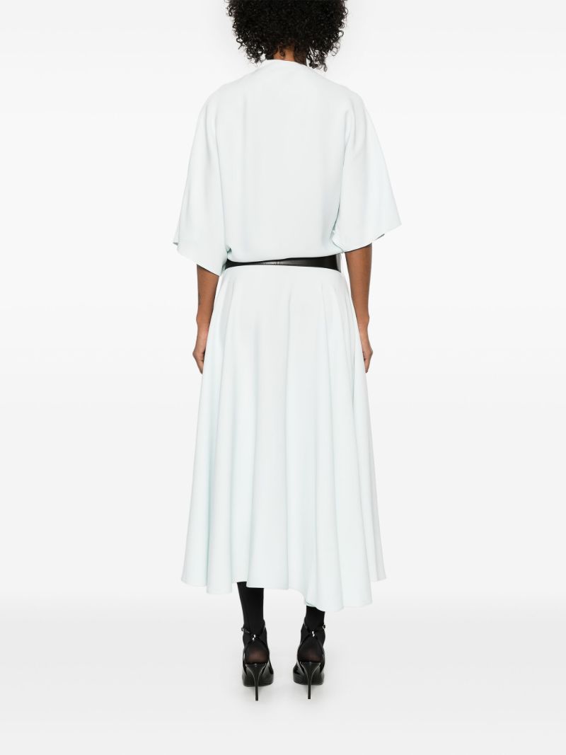 Stretch-cady Maxi Dress