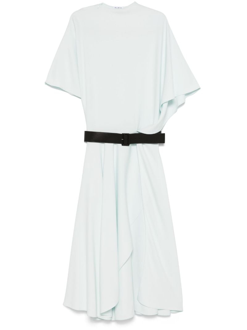 Stretch-cady Maxi Dress
