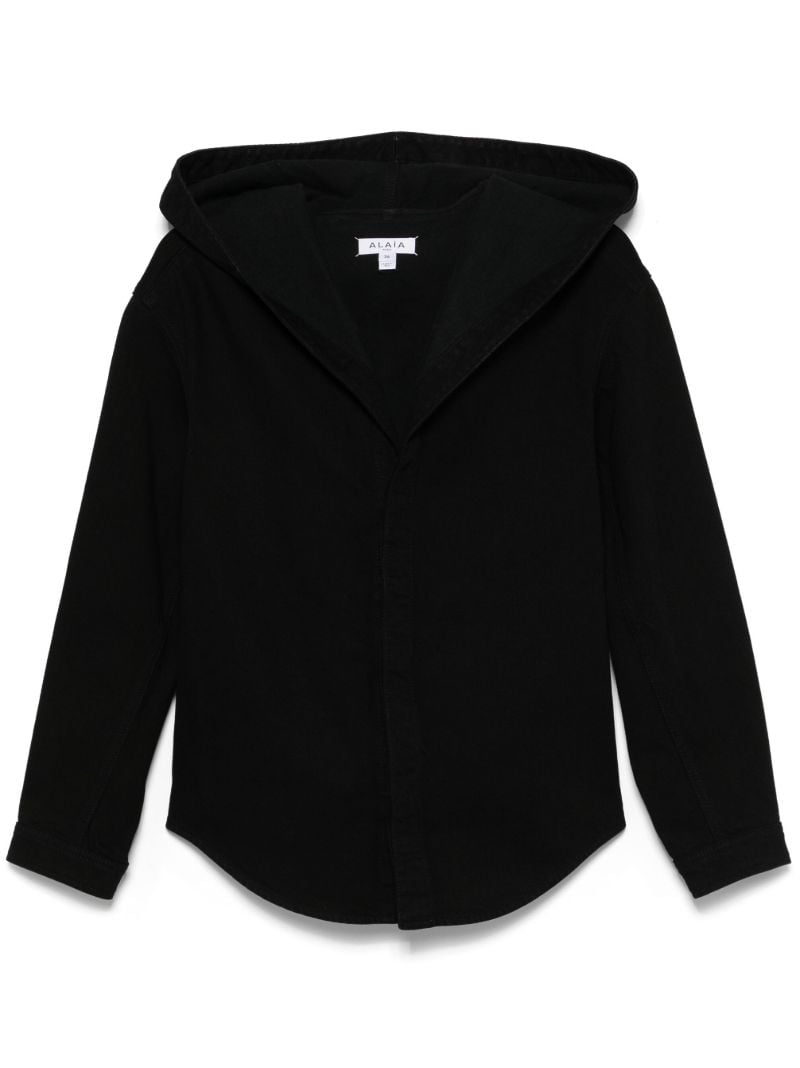Hooded Denim Shirt