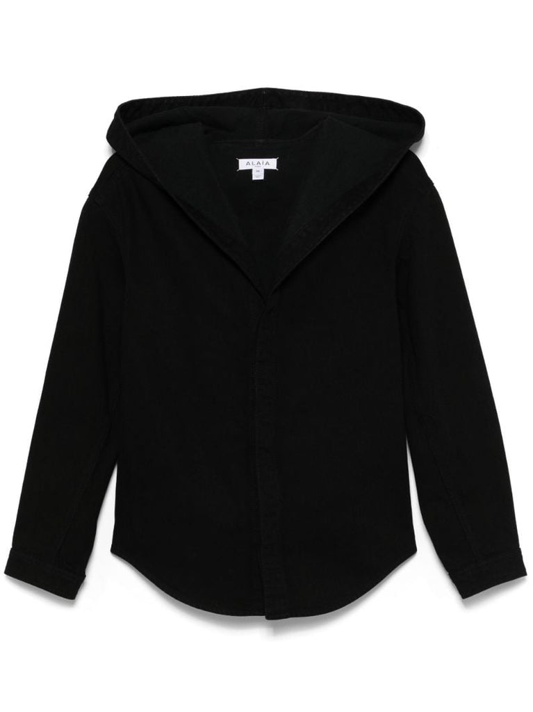 Hooded Denim Shirt