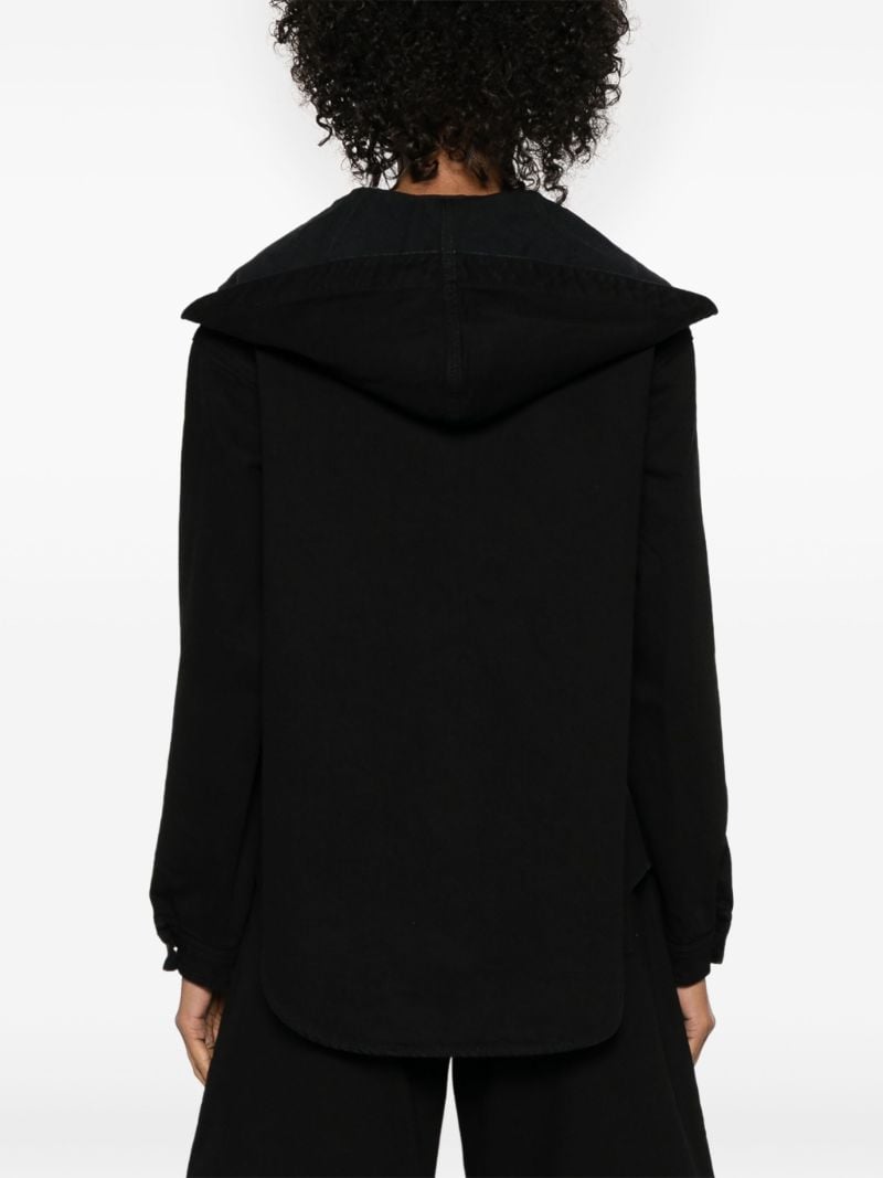 Hooded Denim Shirt
