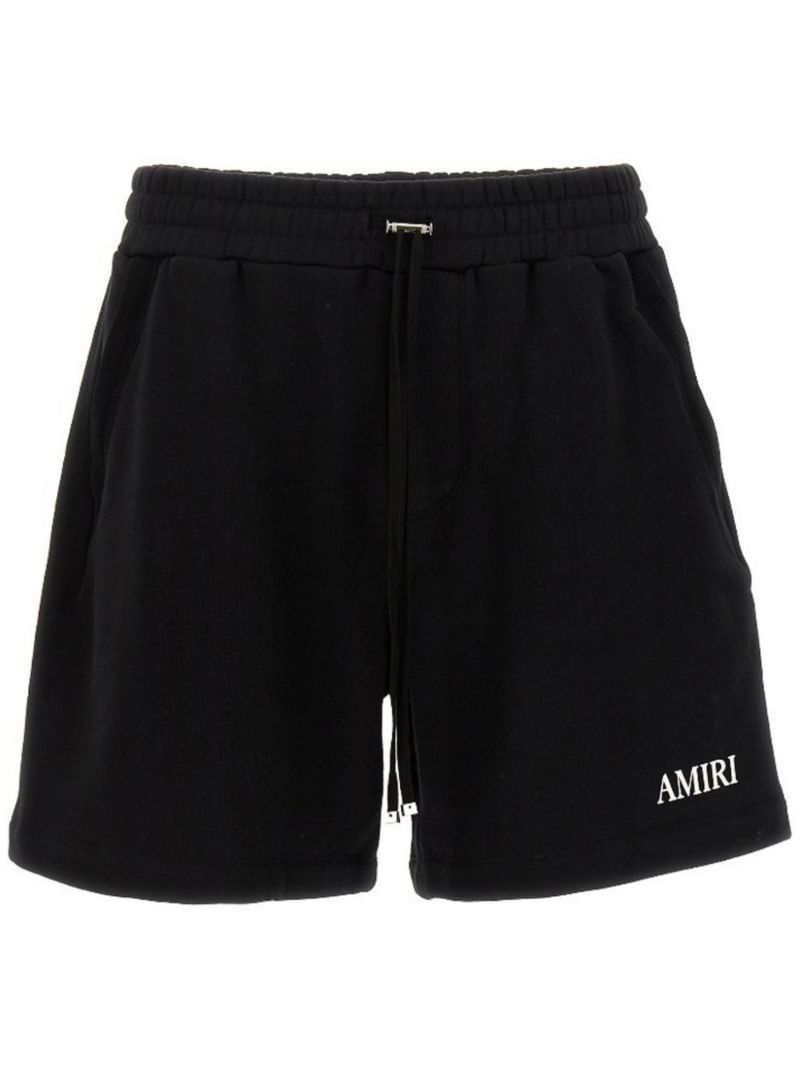 Black Logo-print Track Shorts
