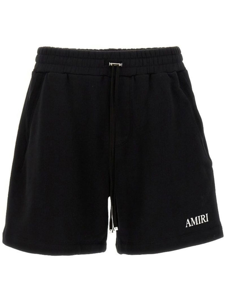 Black Logo-print Track Shorts