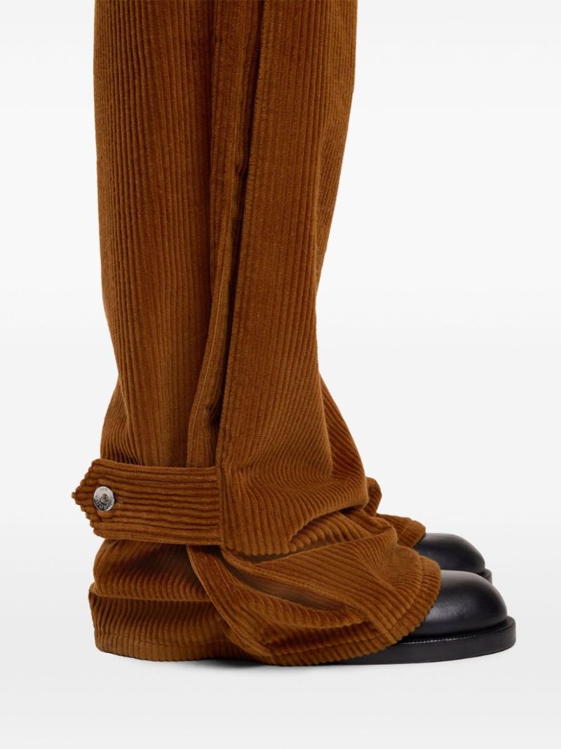 Corduroy Wide-leg Trousers