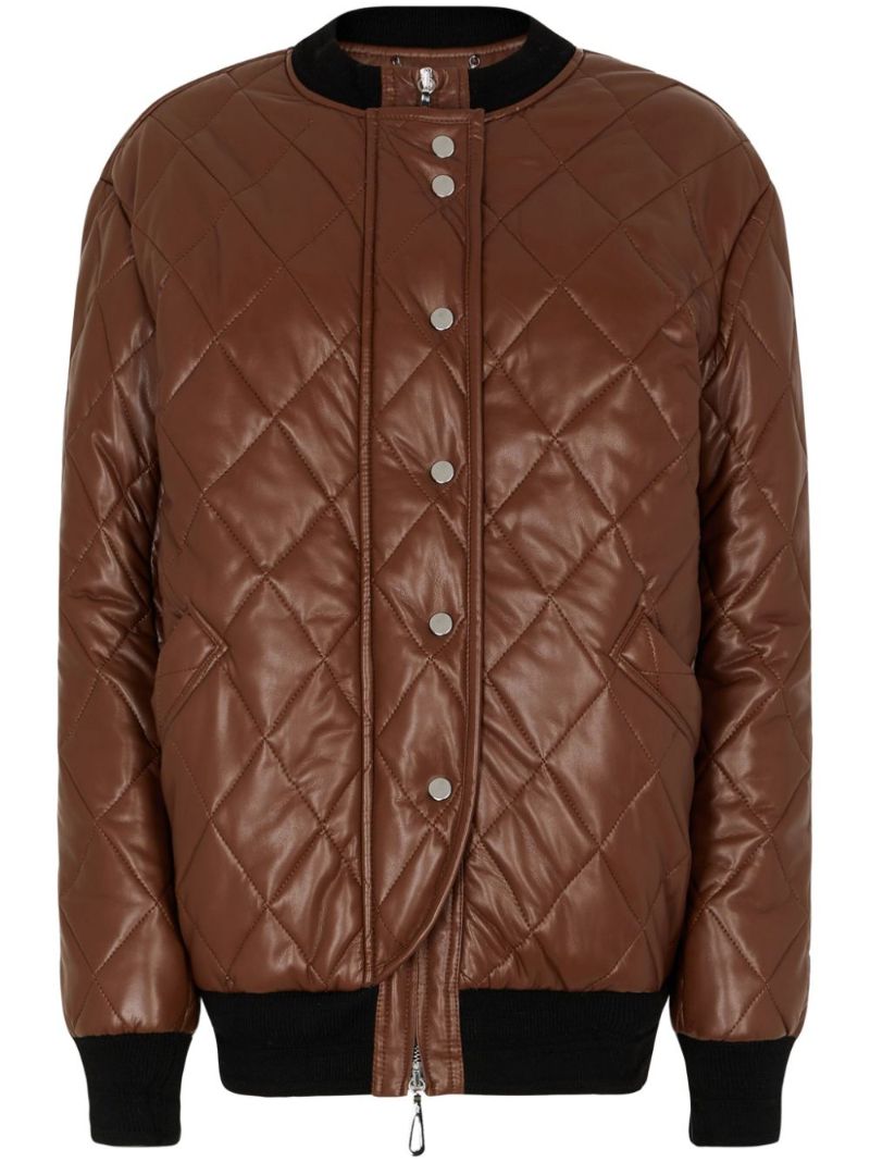 Quilted Bomber Jacket