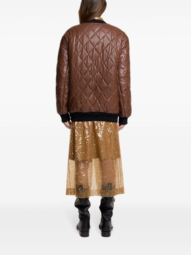 Quilted Bomber Jacket