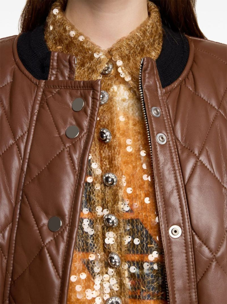 Quilted Bomber Jacket