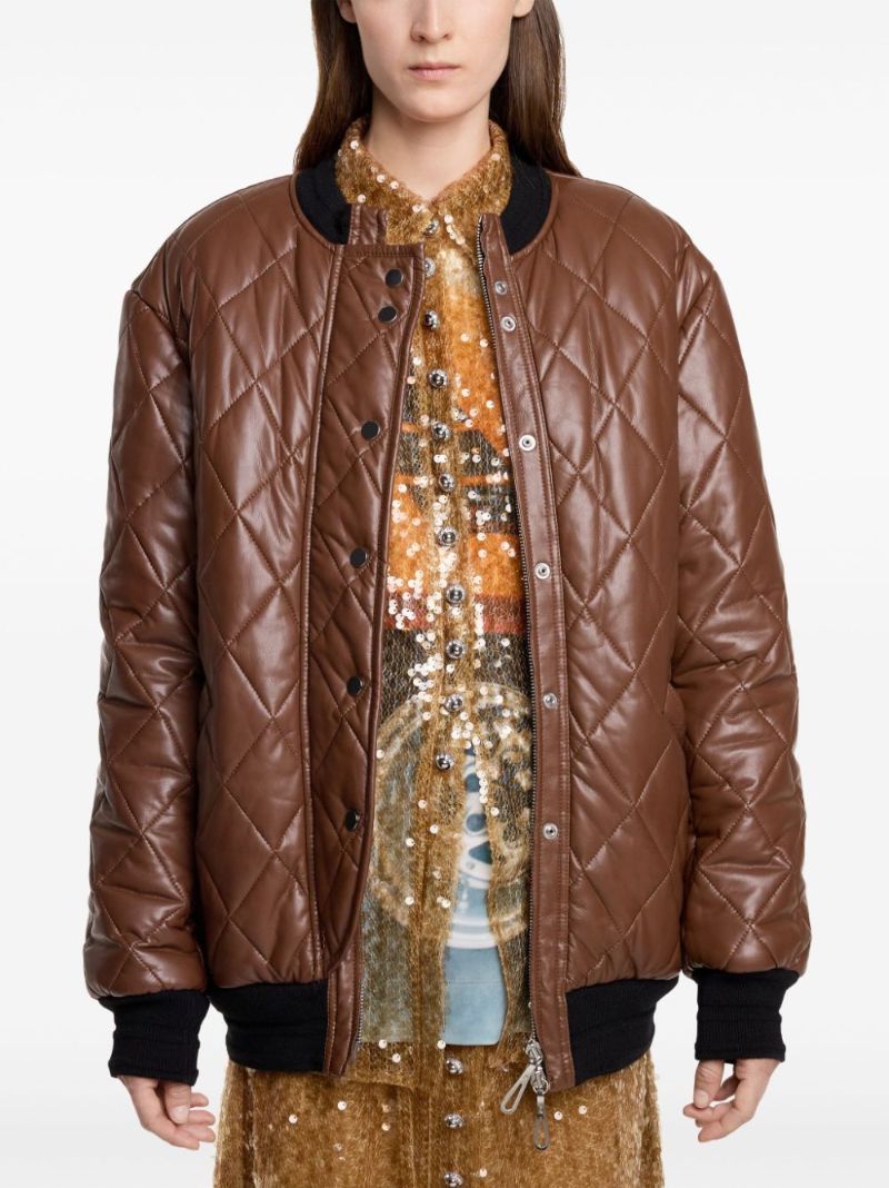 Quilted Bomber Jacket