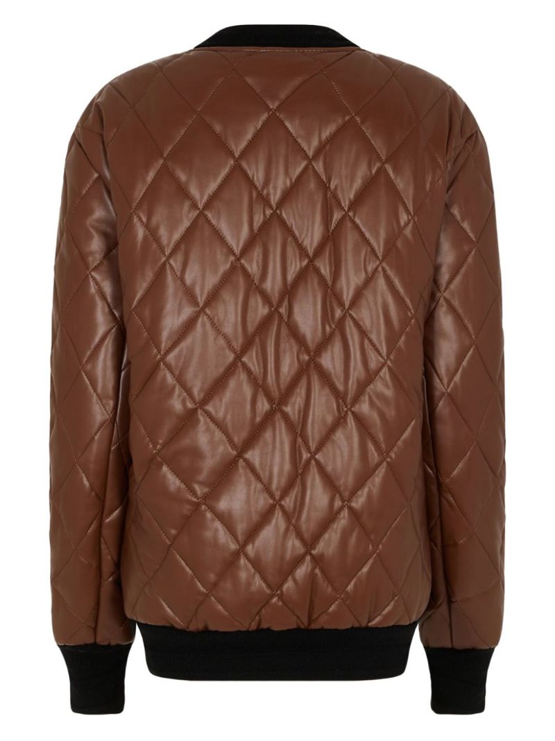 Quilted Bomber Jacket