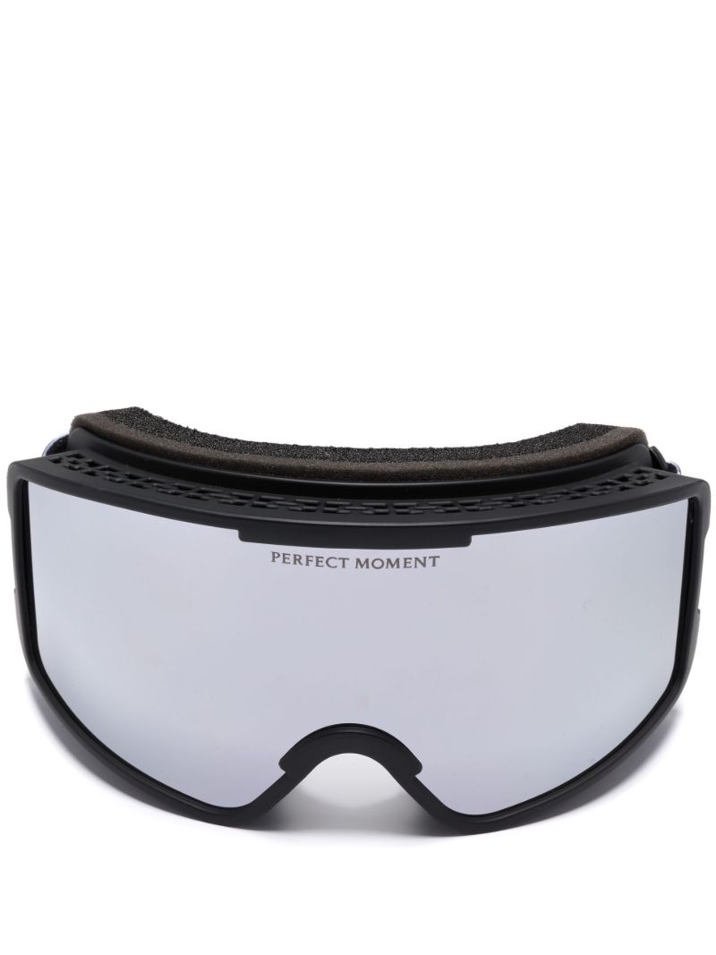 Houndstooth-strap Ski Goggles