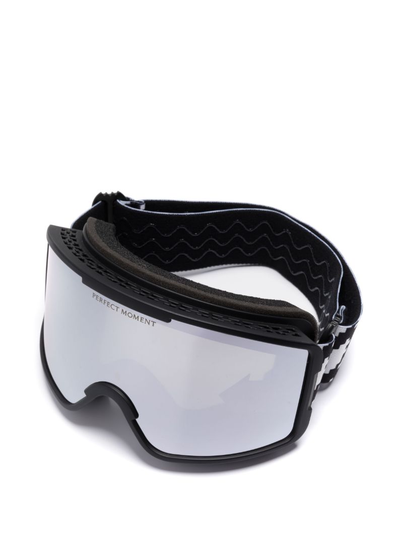 Houndstooth-strap Ski Goggles