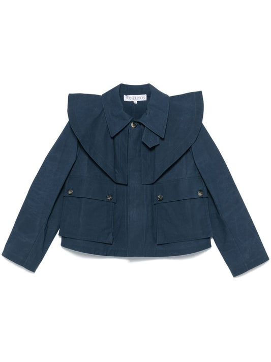 Cropped Trench Jacket