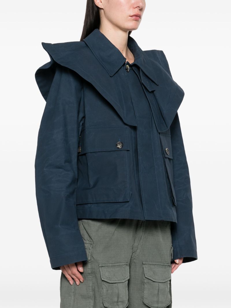 Cropped Trench Jacket