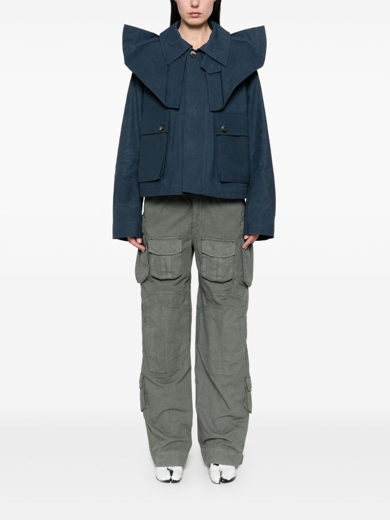 Cropped Trench Jacket